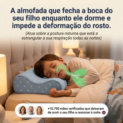 Almofada Ergonómica desenvolvida para Evitar Deformações Faciais