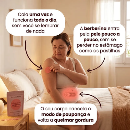 Adesivos de Berberina Para a Perda de Peso e Controlo do Metabolismo — Bemestar Plena®