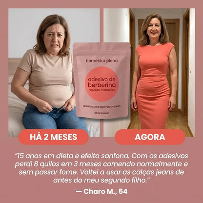 Adesivos de Berberina Para a Perda de Peso e Controlo do Metabolismo — Bemestar Plena®