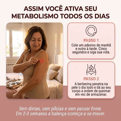 Adesivos de Berberina Para a Perda de Peso e Controlo do Metabolismo — Bemestar Plena®